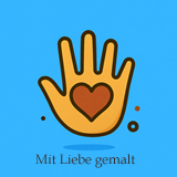 Kunstgemälde mit liebe von Hand gemalt- peggy liebenow 